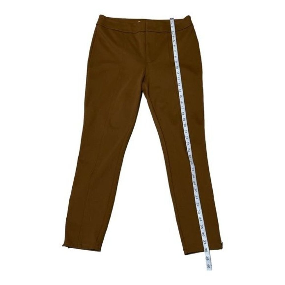 Anthropologie The Essential Slim Cropped Pants Size 10 - Picture 9 of 14